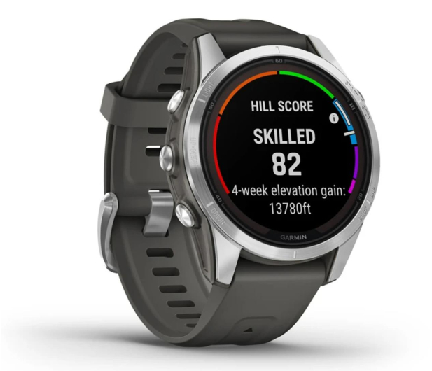Garmin fenix 7S Pro Solar 42mm srebrny - 1150230 - zdjęcie 3